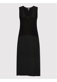 DKNY Sukienka letnia P22DAEJR Czarny Regular Fit. Kolor: czarny. Materiał: syntetyk. Sezon: lato #4