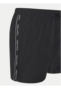 Calvin Klein Swimwear Szorty kąpielowe KM0KM01109 Czarny Regular Fit. Kolor: czarny. Materiał: syntetyk #8