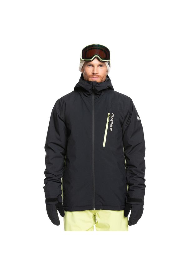 Quiksilver - Kurtka śnieżna dla Mężczyzn MORTON Czarny. Kolor: czarny. Materiał: poliester, materiał. Sezon: zima. Sport: narciarstwo