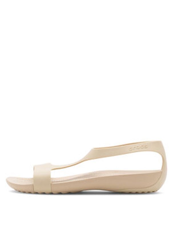Crocs Sandały SERENA SANDAL 205469-212 Beżowy. Kolor: beżowy