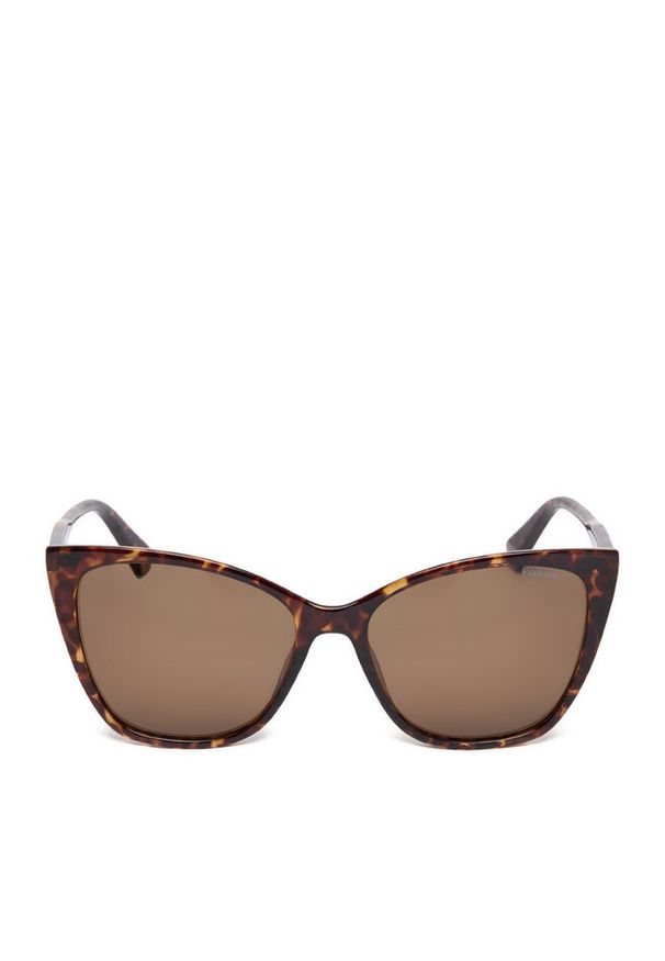 POLAROID - Okulary przeciwsłoneczne Polaroid. Kolor: brązowy