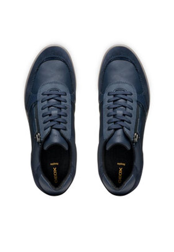 Geox Sneakersy D Ilde D46RAA 05422 C4002 Granatowy. Kolor: niebieski. Materiał: skóra