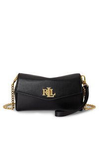 Lauren Ralph Lauren - LAUREN RALPH LAUREN Torebka 432P11743002 Czarny. Kolor: czarny. Materiał: skórzane #5