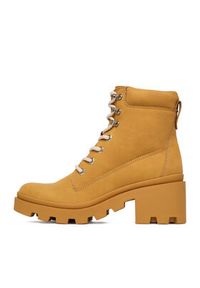 DeeZee Trzewiki 23880A-2-CAMEL PU Brązowy. Kolor: brązowy. Materiał: materiał #7