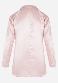 Born2be - Różowa Kurtka Layna. Typ kołnierza: kołnierzyk stójkowy. Kolor: różowy. Materiał: materiał. Długość rękawa: długi rękaw. Długość: długie #5