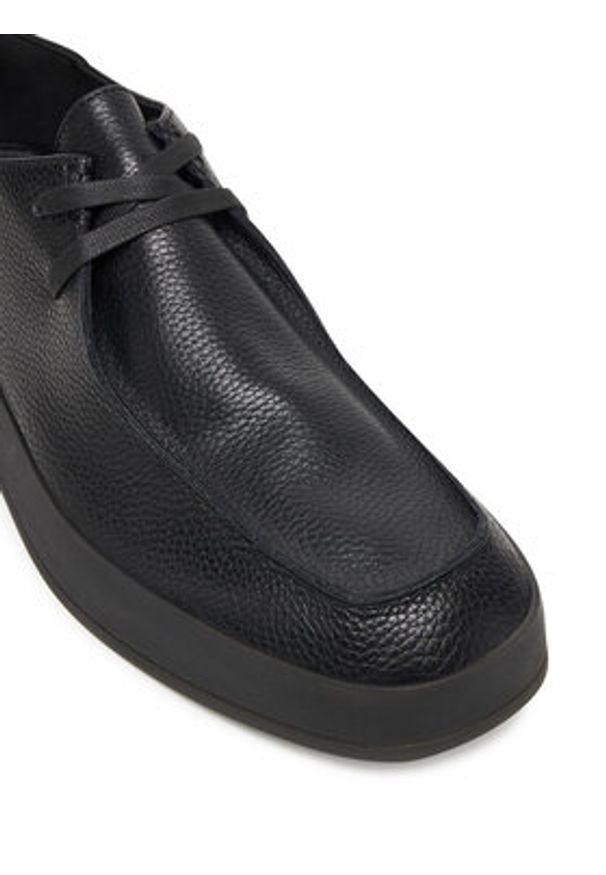 Calvin Klein Półbuty Hybrid Cup Wallabee Lth HM0HM02062 Czarny. Kolor: czarny. Materiał: skóra