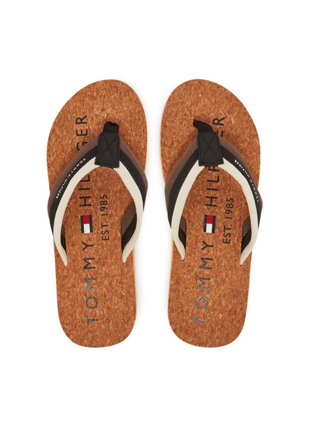 TOMMY HILFIGER - Tommy Hilfiger Japonki FM0FM05647 Czarny. Kolor: czarny. Materiał: materiał