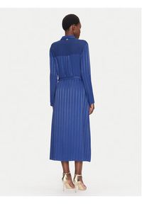 Fracomina Sukienka koszulowa FS25SD3002W413N8 Niebieski Regular Fit. Kolor: niebieski. Materiał: wiskoza. Typ sukienki: koszulowe #2