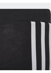 Adidas - adidas Legginsy Essentials 3-Stripes Leggings H65800 Czarny Fitted Fit. Kolor: czarny. Materiał: bawełna #3