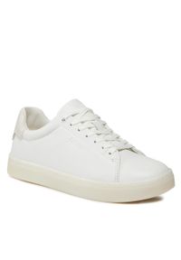 Sneakersy Calvin Klein Cupsole Lace Up Pearl HW0HW01897 White YBR. Kolor: biały