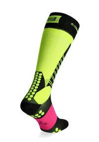 Skarpety skiturowe Compressport Ski Mountaineering Full Socks. Kolor: żółty