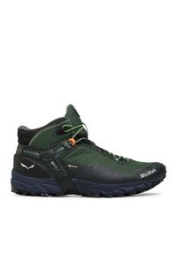 Trekkingi Salewa. Kolor: zielony. Technologia: Gore-Tex. Sport: turystyka piesza