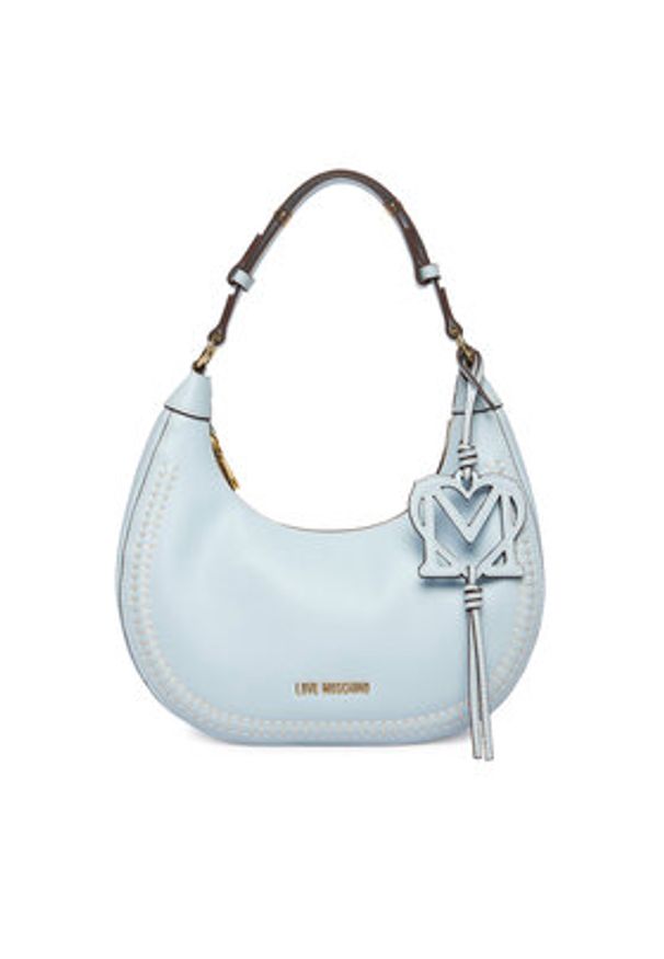 Love Moschino - LOVE MOSCHINO Torebka JC4095PP1OLI0701 Błękitny. Kolor: niebieski. Materiał: skórzane