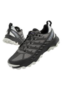 Buty trekkingowe damskie Merrell Speed Eco. Kolor: czarny, szary, wielokolorowy. Materiał: materiał. Szerokość cholewki: normalna. Sport: turystyka piesza