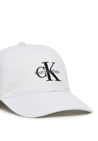 Calvin Klein Jeans Czapka z daszkiem LV04G5004G Biały. Kolor: biały. Materiał: bawełna #2