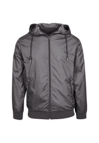 BUILD YOUR BRAND - Kurtka Windrunner Dla Dorosłych Unisex. Kolor: szary