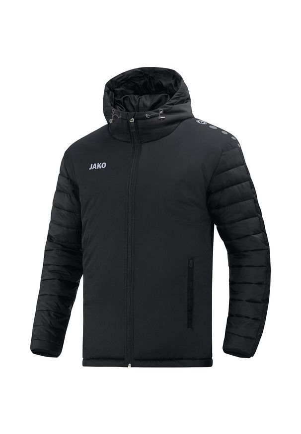 Kurtka Jako de stade Team. Kolor: czarny. Materiał: poliester. Sport: turystyka piesza