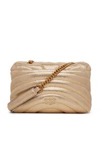 Pinko - PINKO Torebka Love Puff Mini Cl PE 25 PLTT 100039 A27F Złoty. Kolor: złoty. Materiał: skórzane, zamszowe #4