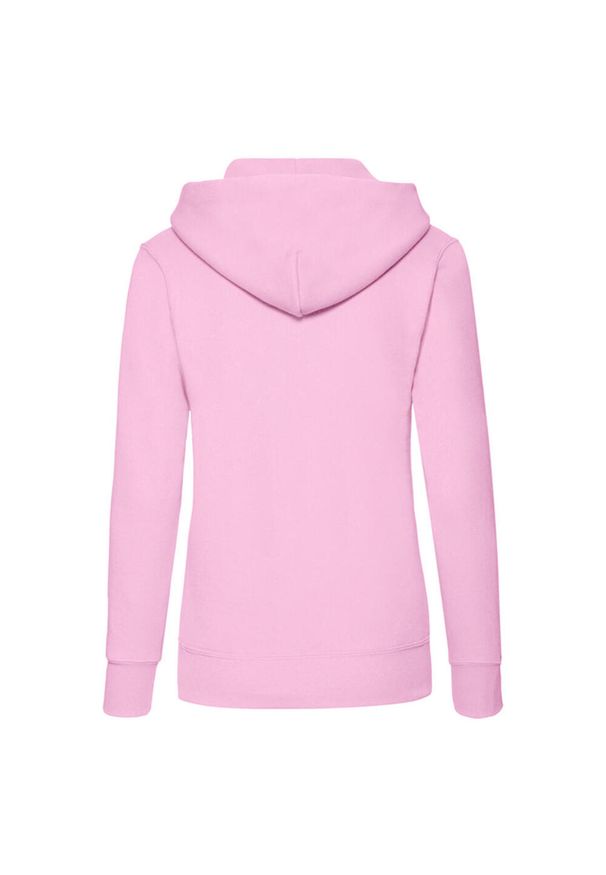FRUIT OF THE LOOM - Bluza Damska Z Kapturem. Typ kołnierza: kaptur. Kolor: różowy