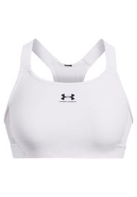 Stanik fitness Under Armour HG Armour High. Kolor: biały. Sport: fitness