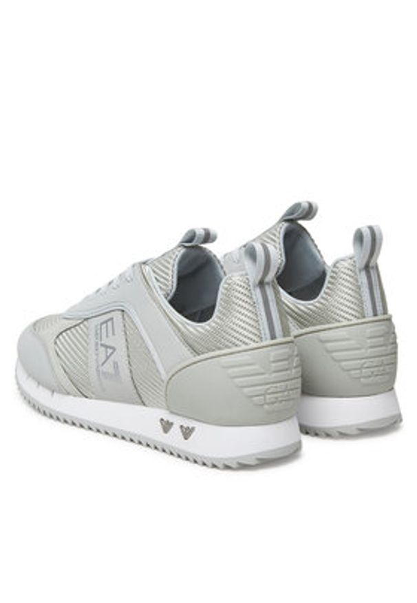 EA7 Emporio Armani Sneakersy X8X185 XR175 U462 Szary. Kolor: szary. Materiał: skóra