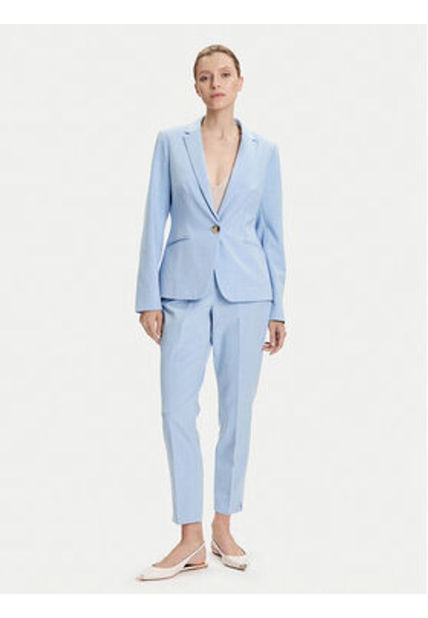 Tatuum Marynarka Rema T2505.027 Błękitny Regular Fit. Kolor: niebieski. Materiał: syntetyk