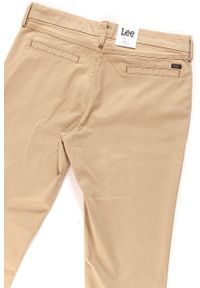 Lee - SPODNIE LEE DAMSKIE CHINO RELAXED L31MGK65. Materiał: materiał. Wzór: aplikacja #9