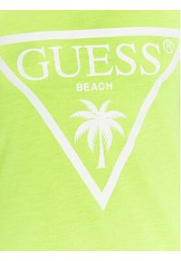 Guess Sukienka plażowa E3GP03 KB9I0 Zielony Regular Fit. Okazja: na plażę. Kolor: zielony. Materiał: syntetyk