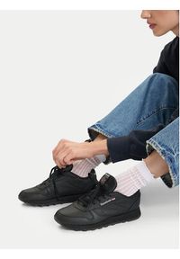 Reebok Sneakersy EO-CLASSIC LEATHER 100008497 Czarny. Kolor: czarny. Materiał: skóra. Model: Reebok Classic #6