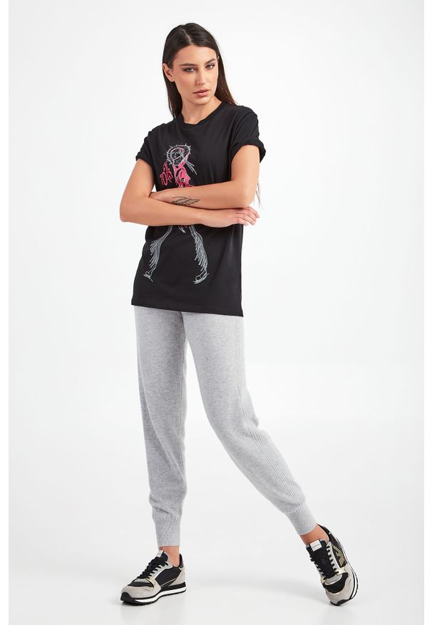 EA7 Emporio Armani - T-SHIRT EA7 EMPORIO ARMANI. Wzór: nadruk, kolorowy