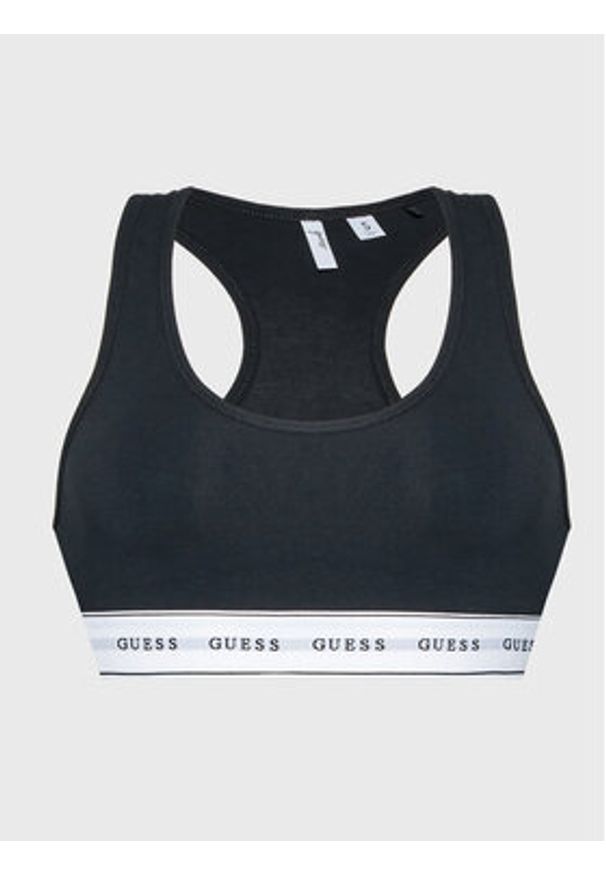 Guess Biustonosz top O97C01 KBBU1 Czarny. Kolor: czarny. Materiał: bawełna