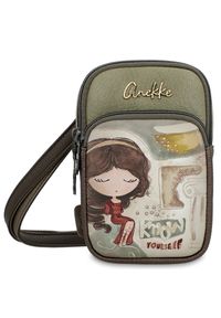 Zielona Damska Torebka Na Telefon Anekke. Kolor: zielony #1