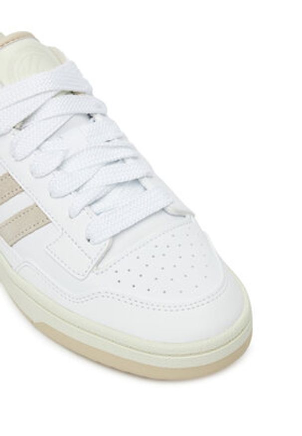 Adidas - adidas Buty do koszykówki Rapid Court Low JR3162 Biały. Kolor: biały. Materiał: skóra. Sport: koszykówka