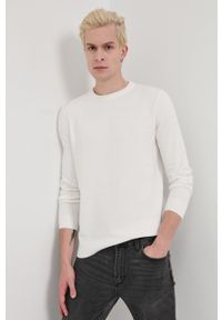 Tom Tailor Sweter męski kolor biały. Okazja: na co dzień. Kolor: biały. Materiał: materiał, bawełna. Długość rękawa: długi rękaw. Długość: długie. Styl: casual #5