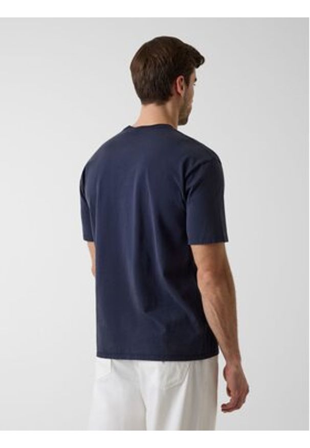 Guess T-Shirt 182885 Niebieski Classic Fit. Kolor: niebieski