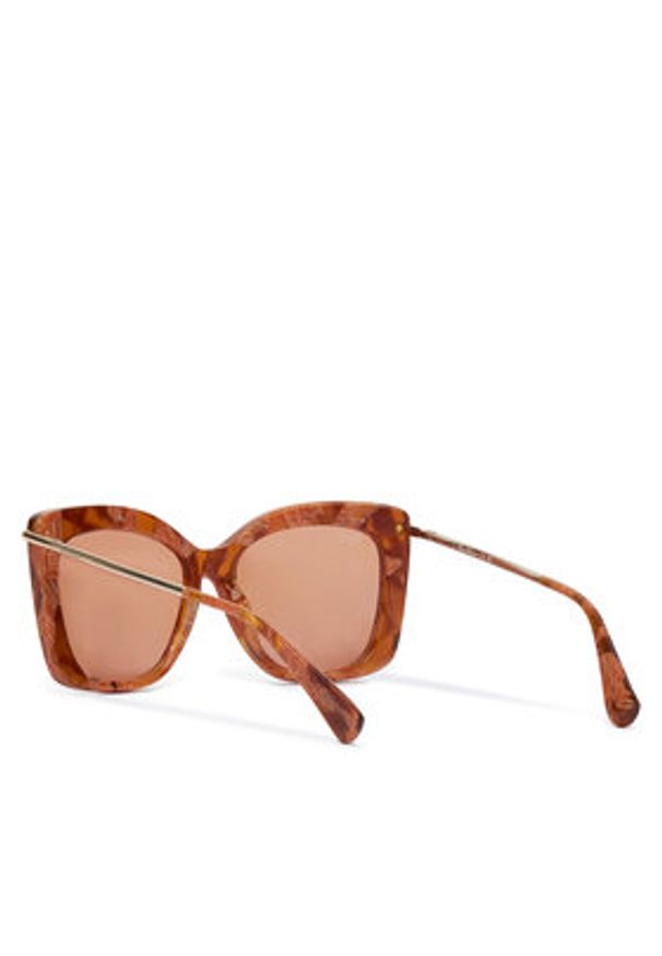 Max Mara Okulary przeciwsłoneczne MM0101 56E Brązowy. Kolor: brązowy