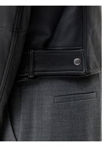 BOSS Kurtka skórzana C_Sameli 50510964 Czarny Regular Fit. Kolor: czarny. Materiał: skóra #6