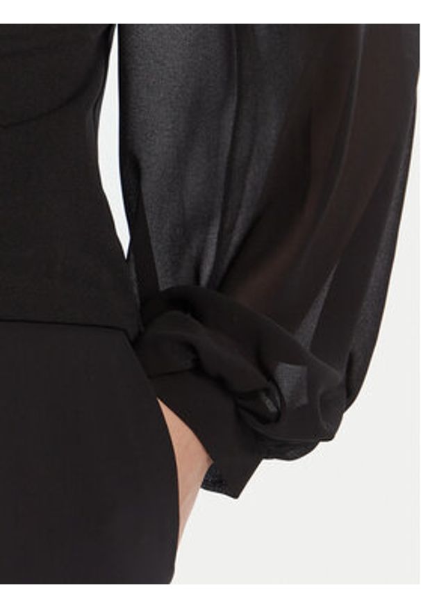 Rinascimento Bluzka CFC0126180003 Czarny Regular Fit. Kolor: czarny. Materiał: syntetyk