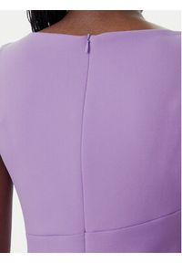 Rinascimento Sukienka koktajlowa CFC0122877003 Fioletowy Regular Fit. Kolor: fioletowy. Materiał: syntetyk. Styl: wizytowy
