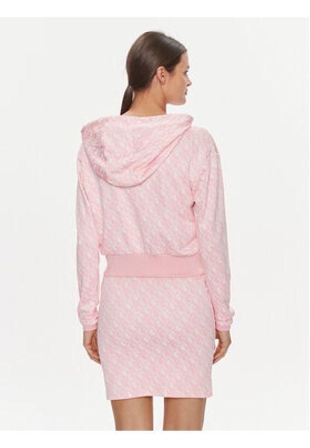Guess Bluza Gl Logo V4RQ13 KC2X2 Różowy Regular Fit. Kolor: różowy. Materiał: syntetyk