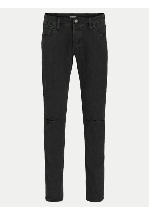 Jack & Jones - Jack&Jones Jeansy Glenn 12269586 Czarny Slim Fit. Kolor: czarny