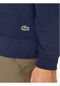 Lacoste Bluza SH1281 Granatowy Regular Fit. Kolor: niebieski. Materiał: bawełna #3