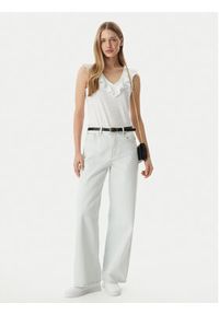 Lauren Ralph Lauren - LAUREN RALPH LAUREN Bluzka 200P13315001 Biały Relaxed Fit. Kolor: biały. Materiał: bawełna #5