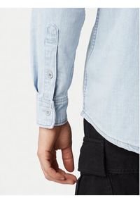 G-Star RAW - G-Star Raw Koszula jeansowa D27083-D252 Błękitny Regular Fit. Kolor: niebieski. Materiał: bawełna #5