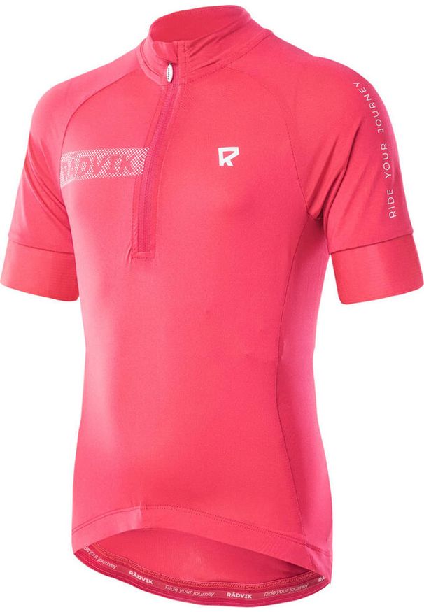 RADVIK - Koszulka rowerowa dziecięca Radvik Alpha JRG. Kolor: różowy