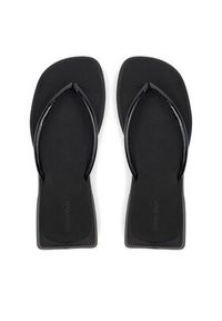 Calvin Klein Jeans Japonki Sq Low Wedge Sandal Stitch YW0YW01716 Czarny. Kolor: czarny. Materiał: skóra #4