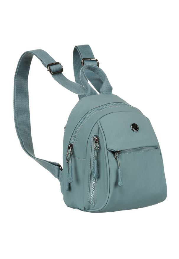 Plecak damski Peterson PTN CSM-11 niebieski. Kolor: niebieski. Materiał: poliester