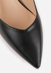 Renee - Czarne Czółenka Phaisiophai. Nosek buta: szpiczasty. Zapięcie: bez zapięcia. Kolor: czarny. Obcas: na obcasie. Styl: klasyczny. Wysokość obcasa: wysoki #5