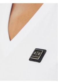 Armani Exchange T-Shirt XW000105 AF11929 U0002 Biały Slim Fit. Kolor: biały. Materiał: bawełna #3