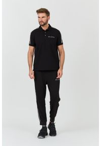 Armani Exchange - ARMANI EXCHANGE Czarne męskie polo, Rozmiar XXL. Typ kołnierza: polo. Kolor: czarny #6